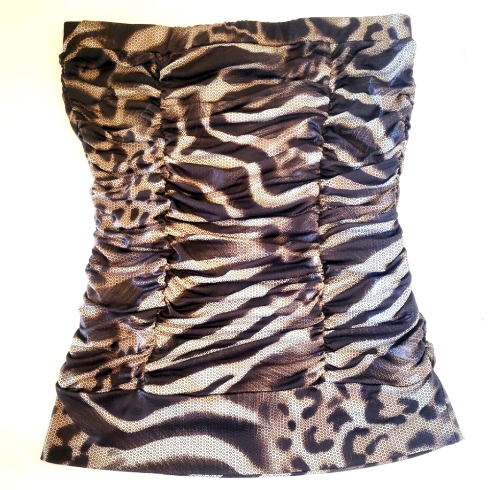 Mandee Animal Print Tube Top